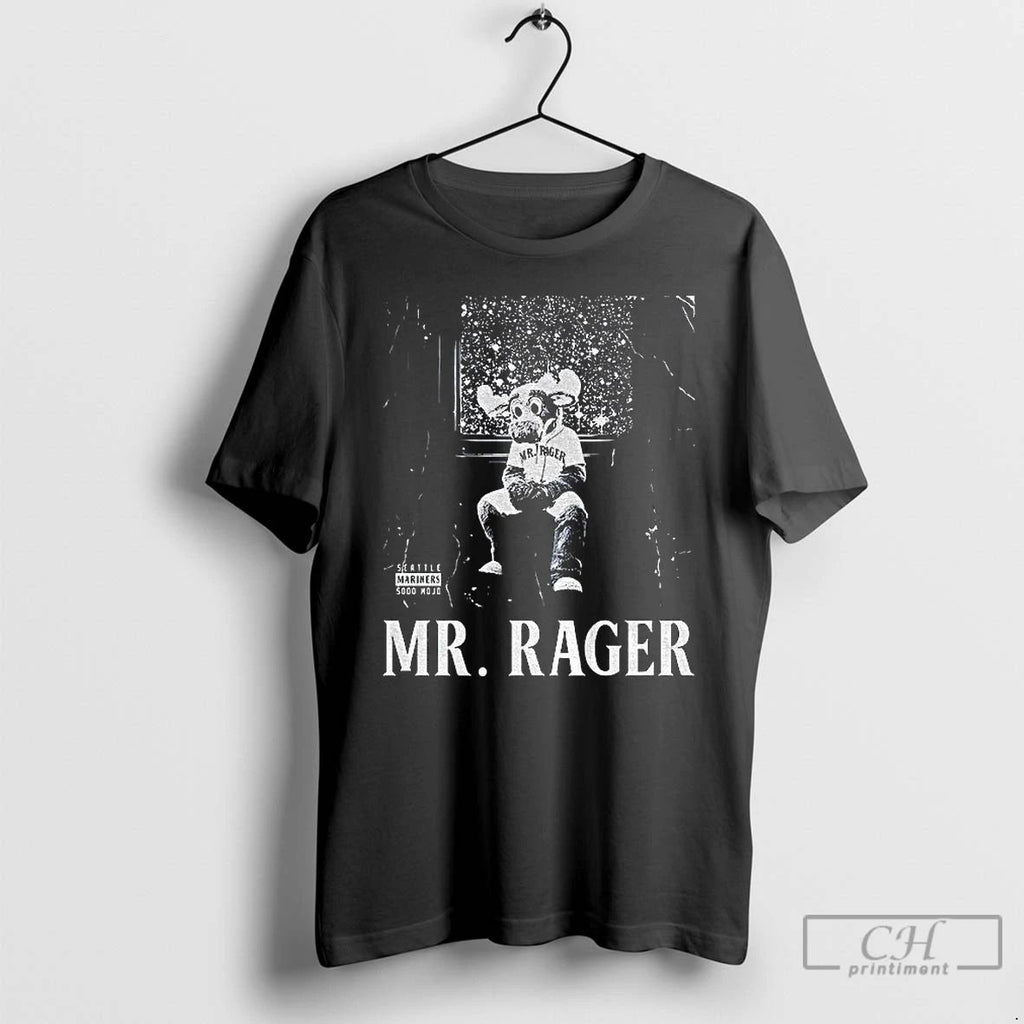 Classic Moose Ster Rager Mr Rager Parody Seattle Mariners Mlb Baseball T Shirts