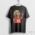 Classic Kansas City Chiefs Patrick Mahomes Mascot Cartoon Shirts