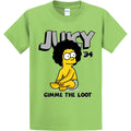 NEW STREETWEAR ON DEMAND BART JUICY Tee Shirt LIME SMALL-4XLARGE MADE IN USA