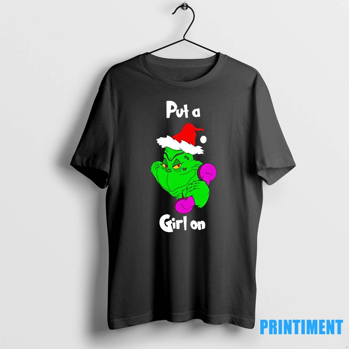 Grinch Put A Girl On Christmas Tshirts Sweater