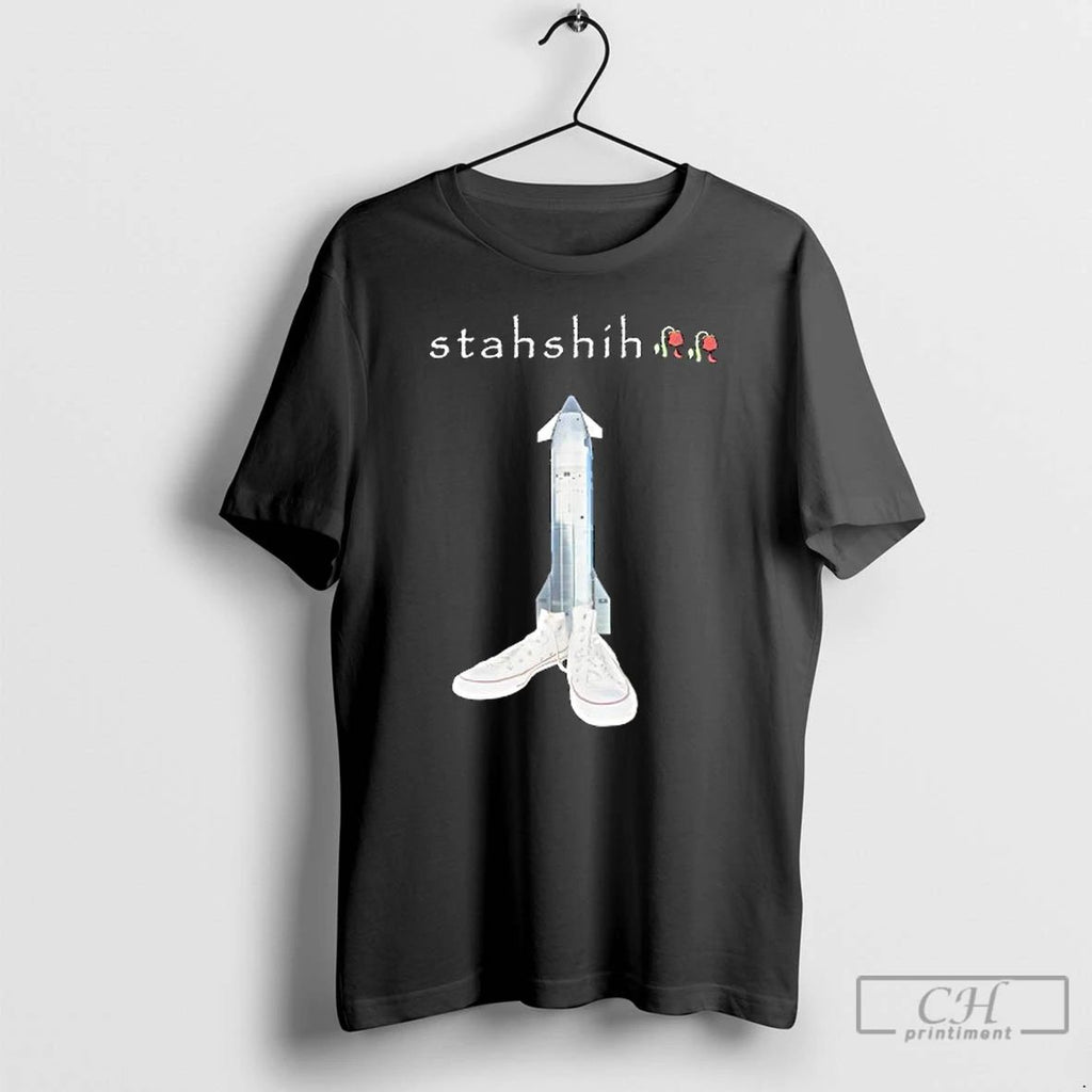 Classic Stahshih Rocket Ship X Converse T Shirts