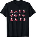 POPULAR! Merry Christmas Yoga Santa Practice Yoga Xmas Meditation T-Shirt S-3XL