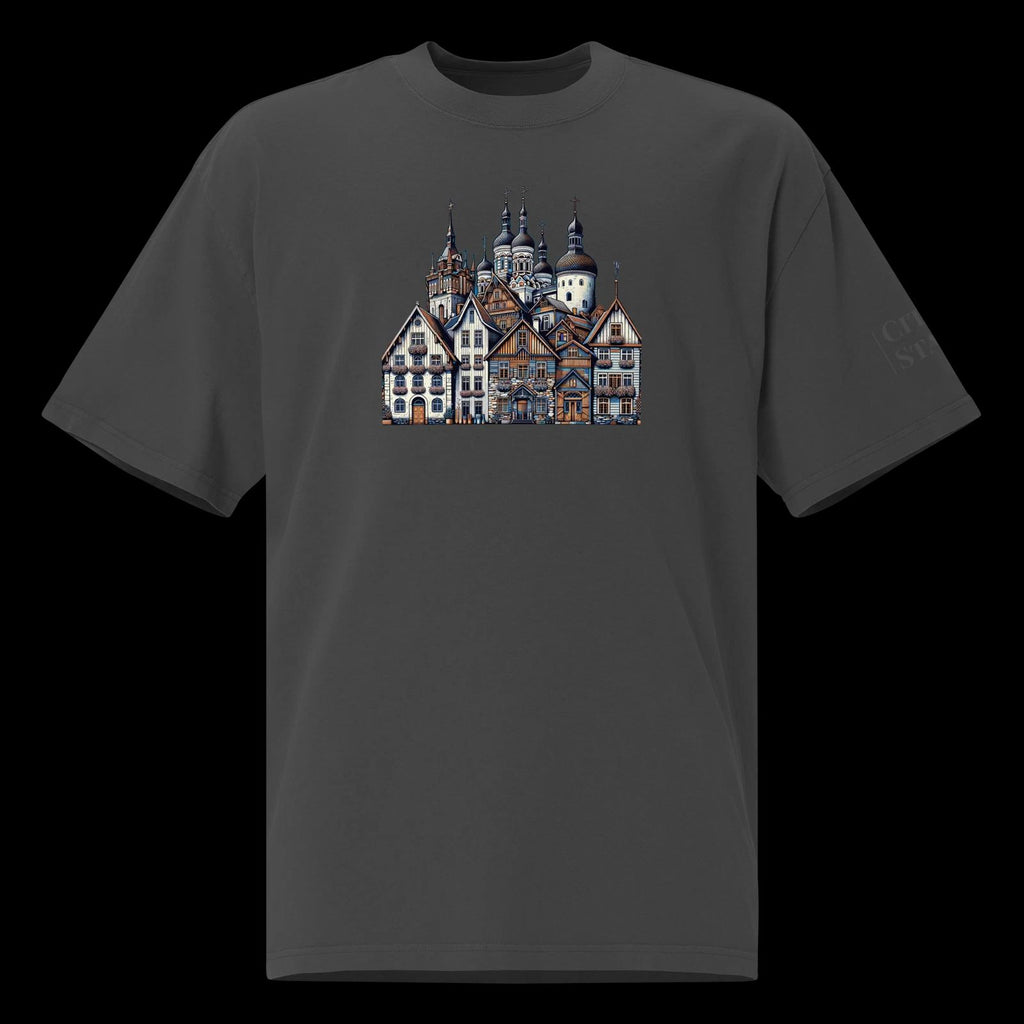 Oversized faded t-shirt (ESTONIA)