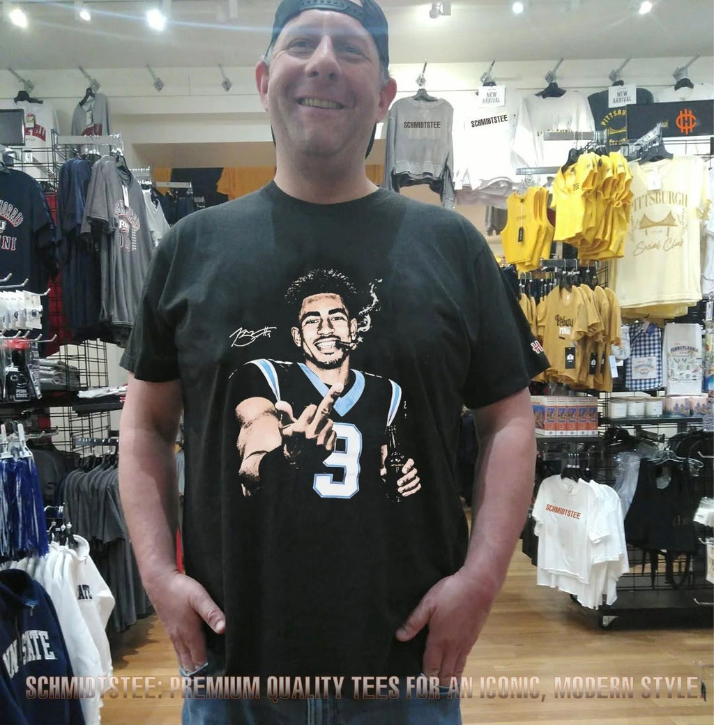 North Carolina Tar Heels Melkart Abou Jaoude middle finger smoking and beer signature shirt