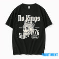 Skull No Kings Since 1776 Vintage Tshirts Sweater