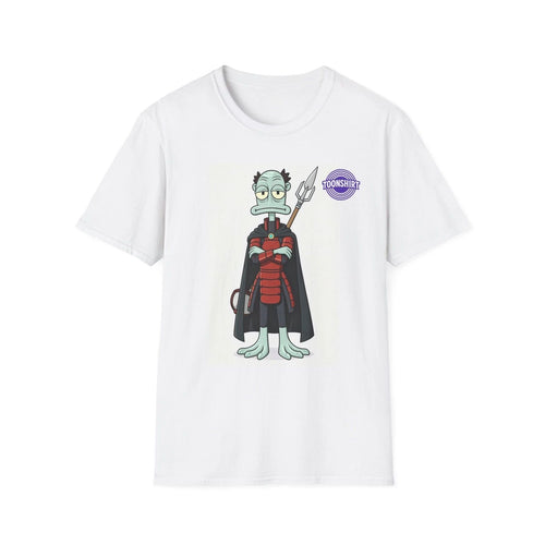 Alien Warrior Cartoon Graphic T-Shirt