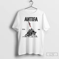 Classic Antifa Estd 1945 Pro Democracy Liberal Protest T Shirts