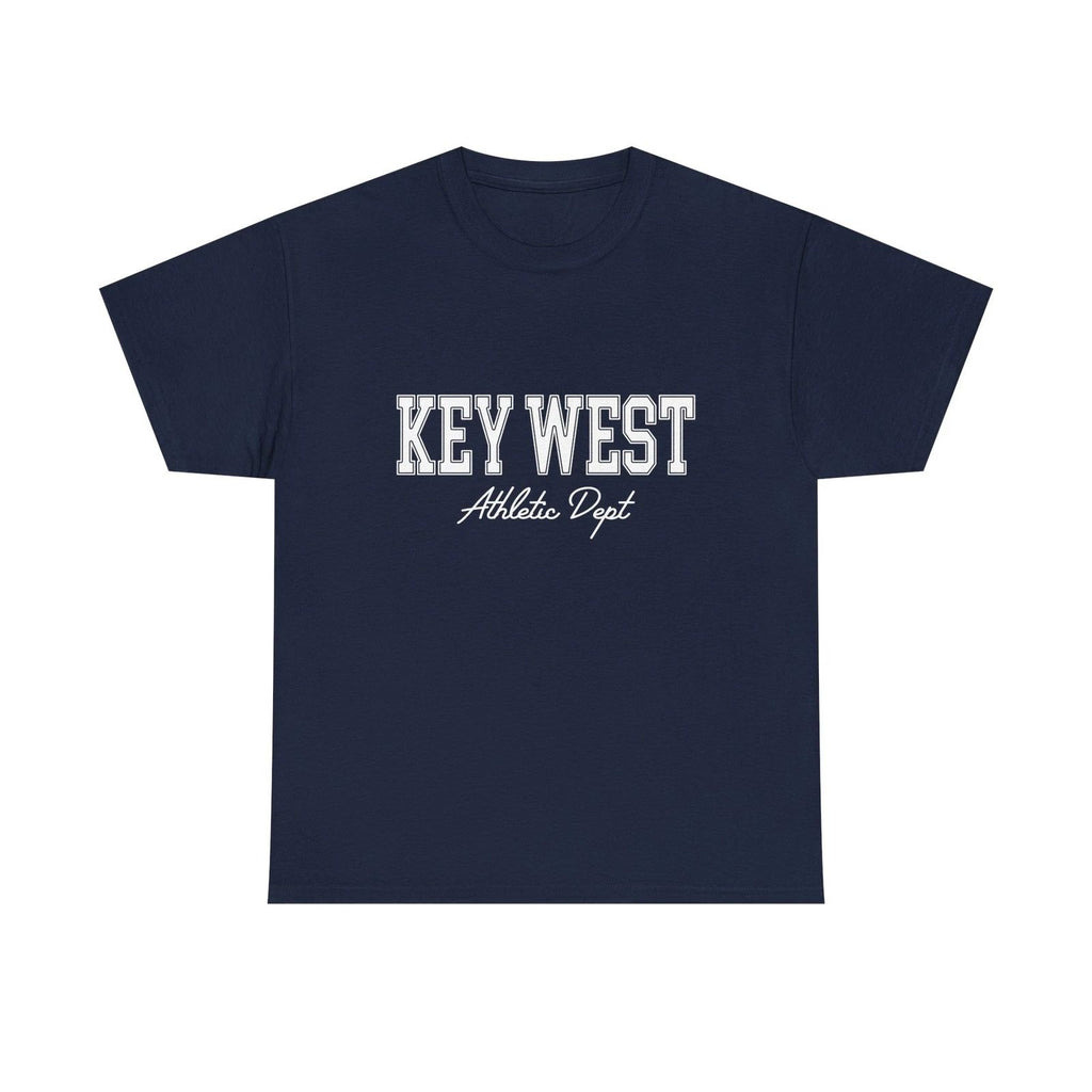 Key West Florida Retro Souvenir Simple Y2k Aesthetic, Athletic Dept Tee