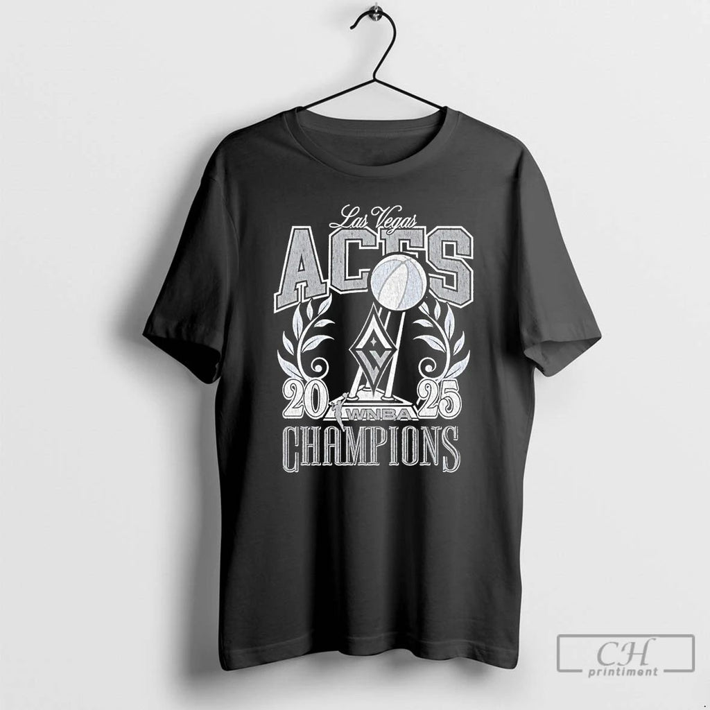 Classic Las Vegas Aces 2025 Wnba Finals Champions Boxy Vintage T Shirts