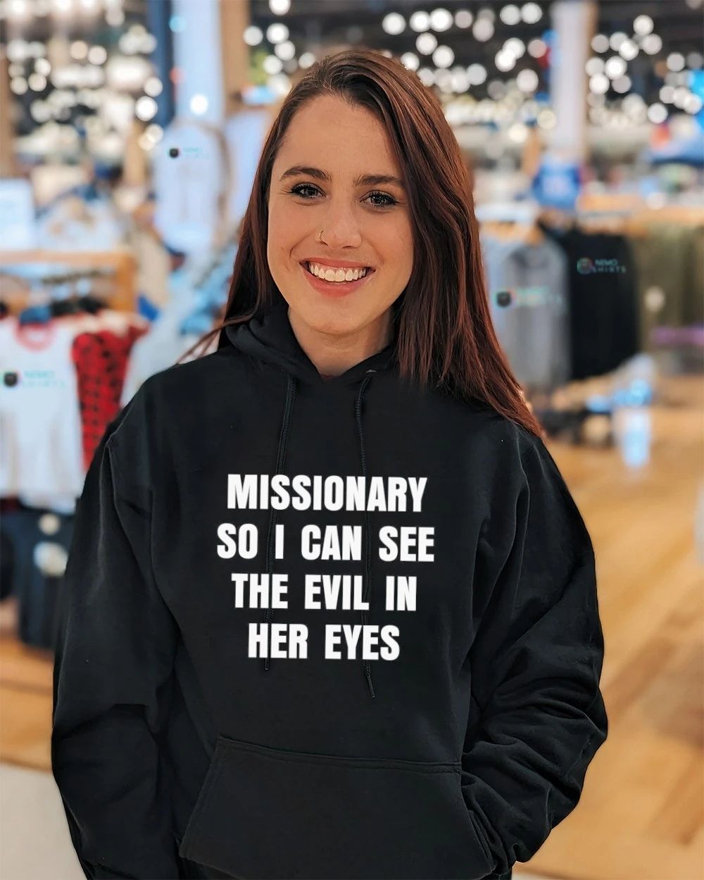 Missionary So I Can See the Evil in Her Eyes shirt