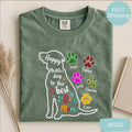 Happy Mothers Day Best Dog Mom Comfort Tee Pet Lover Gift