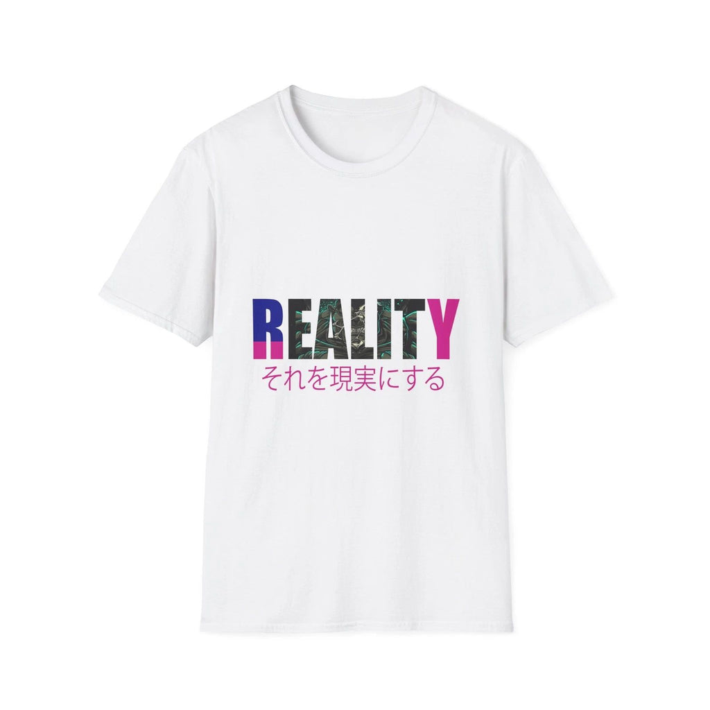 Reality Themed Unisex Softstyle T-Shirt, Motivational Tee, Gift