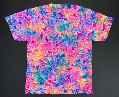 *New* 3XL & 4XL Handmade Tie Dye, Fiesta Pink Cruncht Crinkle, Crew or V-Neck
