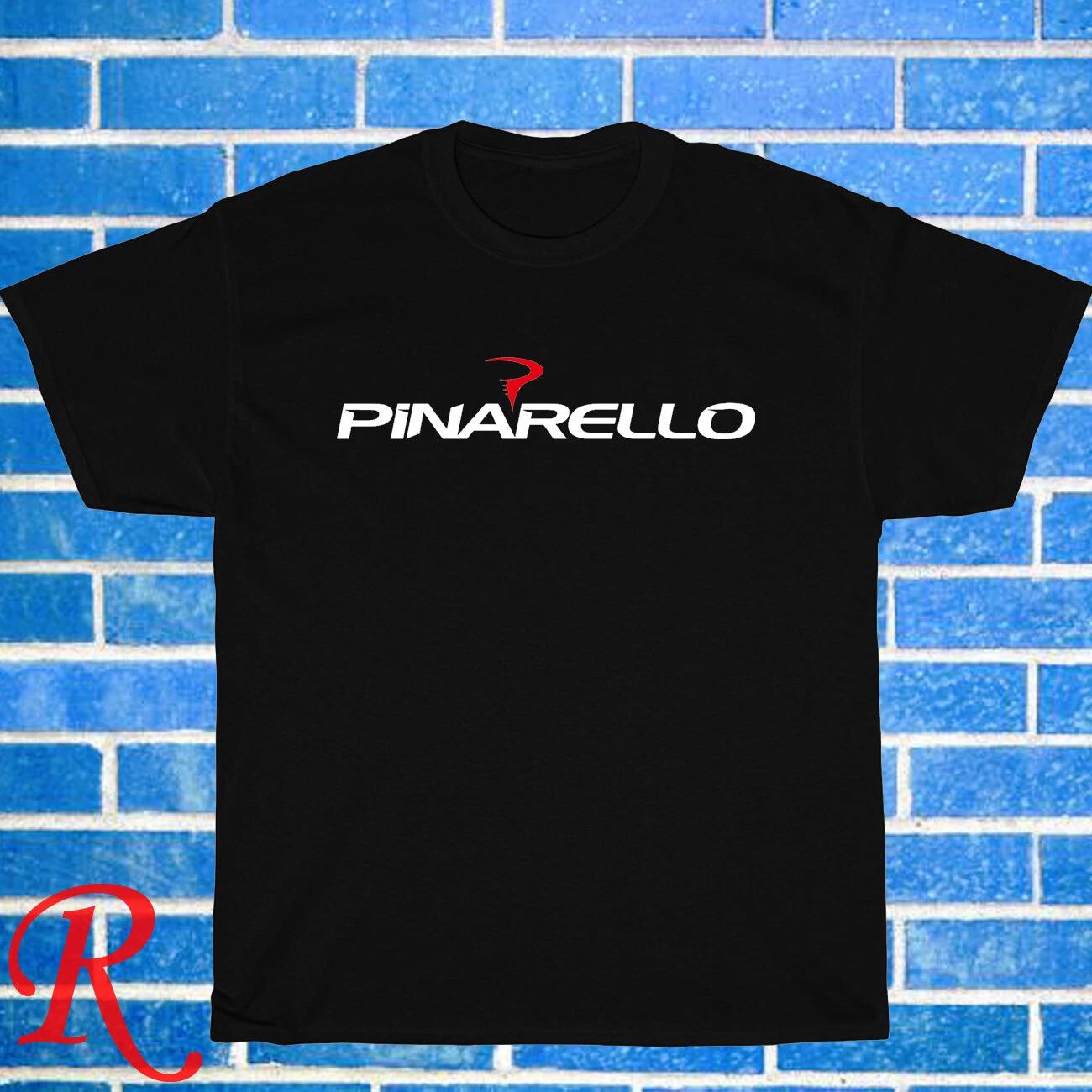 New Pinarello Italian Bicycle Logo Black/Grey/Navy Size S-5XL Unisex T-Shirt