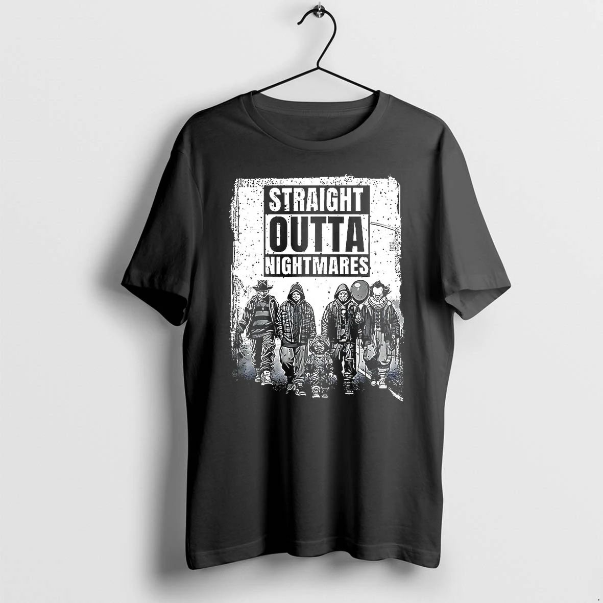 Straight Outta Nightmares Horror Halloween Scary Tshirts Sweater