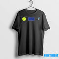 Minimalist Pickleball Ball Court And Paddle Design Tshirts Sweater