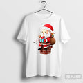 Classic Santa On Chimney Christmas Art T Shirts