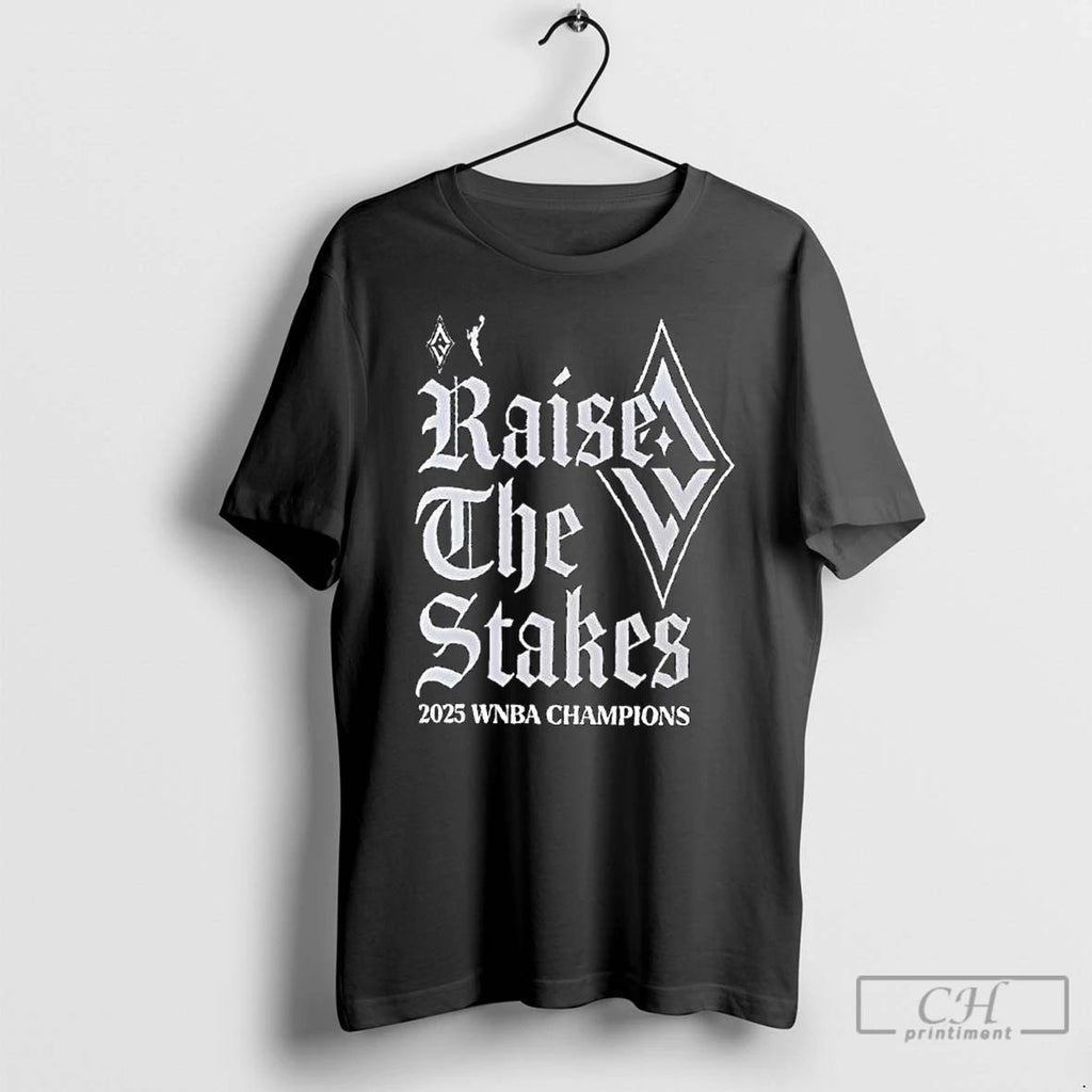Classic Las Vegas Aces 2025 Wnba Finals Champions Raise The Stakes Ornaments T Shirts