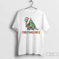 Premium Chrismasaurus Dinosaur Christmas Tree Cute T Shirts