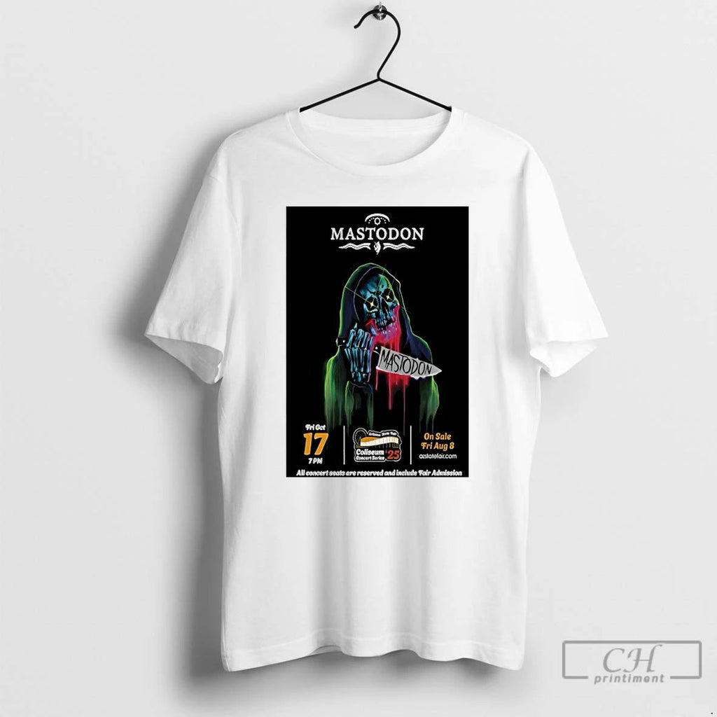 Classic Mastodon Tour The Arizona State Fairgrounds 2025 T Shirts