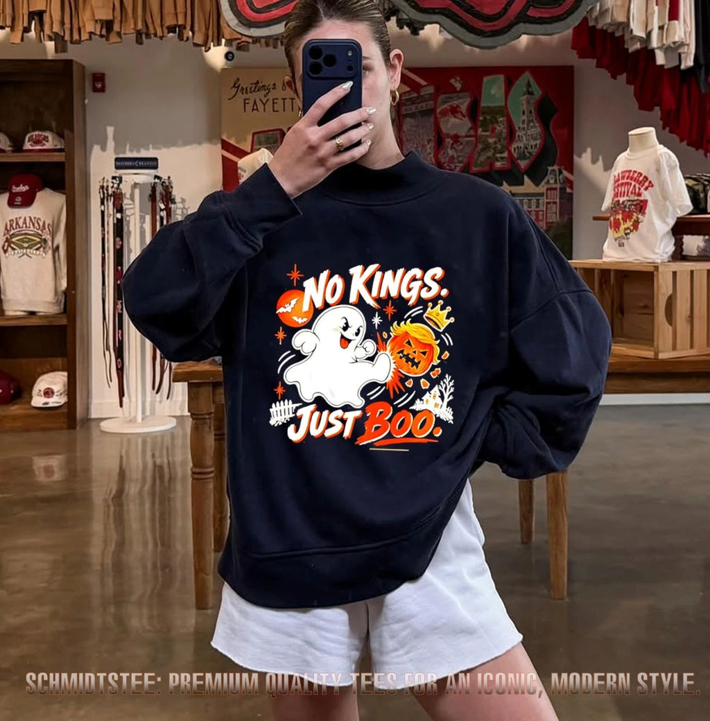 No Kings Just Boo Donald Trump Halloween Ghost shirt