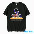 Horror Movie Characters You Cant Sit With Us Colorado Rockies Halloween Tshirts Sweater