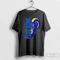 Classic East Coast Rams Fear None Logo T Shirs Sweater