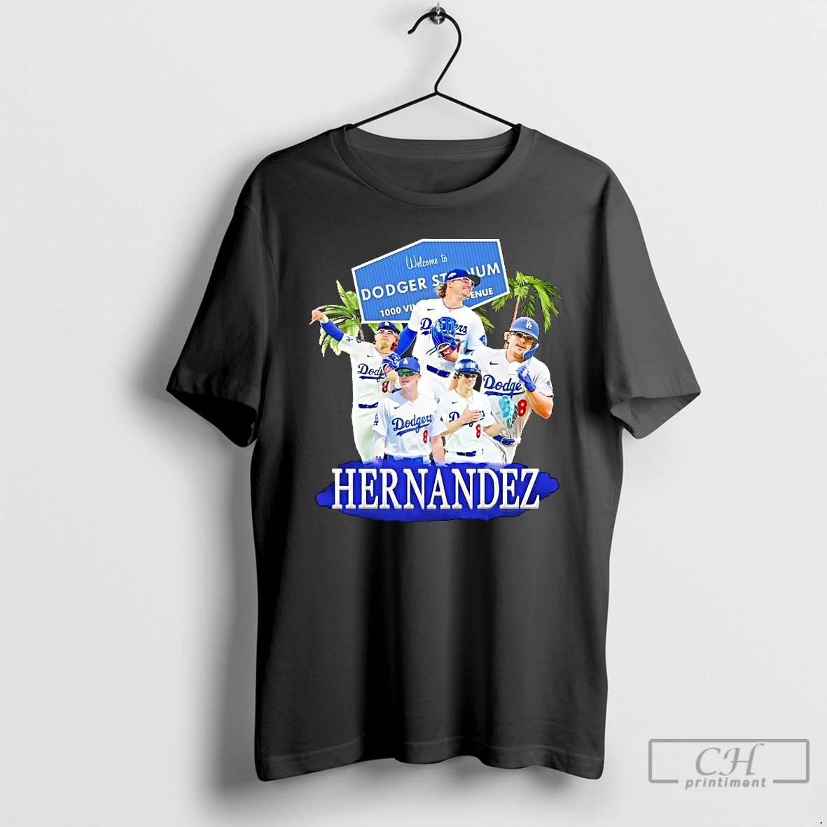Premium Kike Hernandez Welcome To Los Angeles Dodger Stadium T Shirts