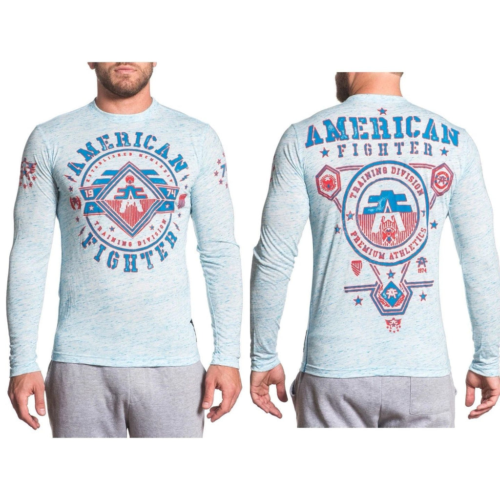 AMERICAN FIGHTER Men's T-Shirt L/S CURTIS Athletic MMA *