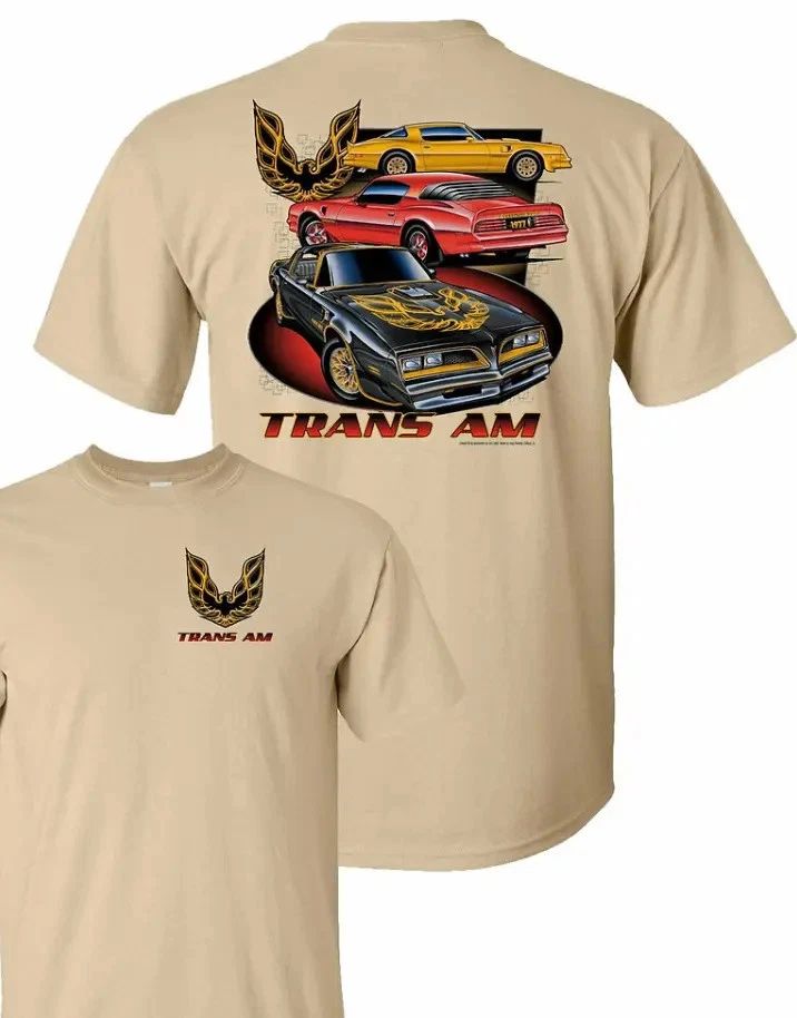 Pontiac Firebird Trans Am T-Shirt, Detailed Muscle Car Design, Perfect for Chevy