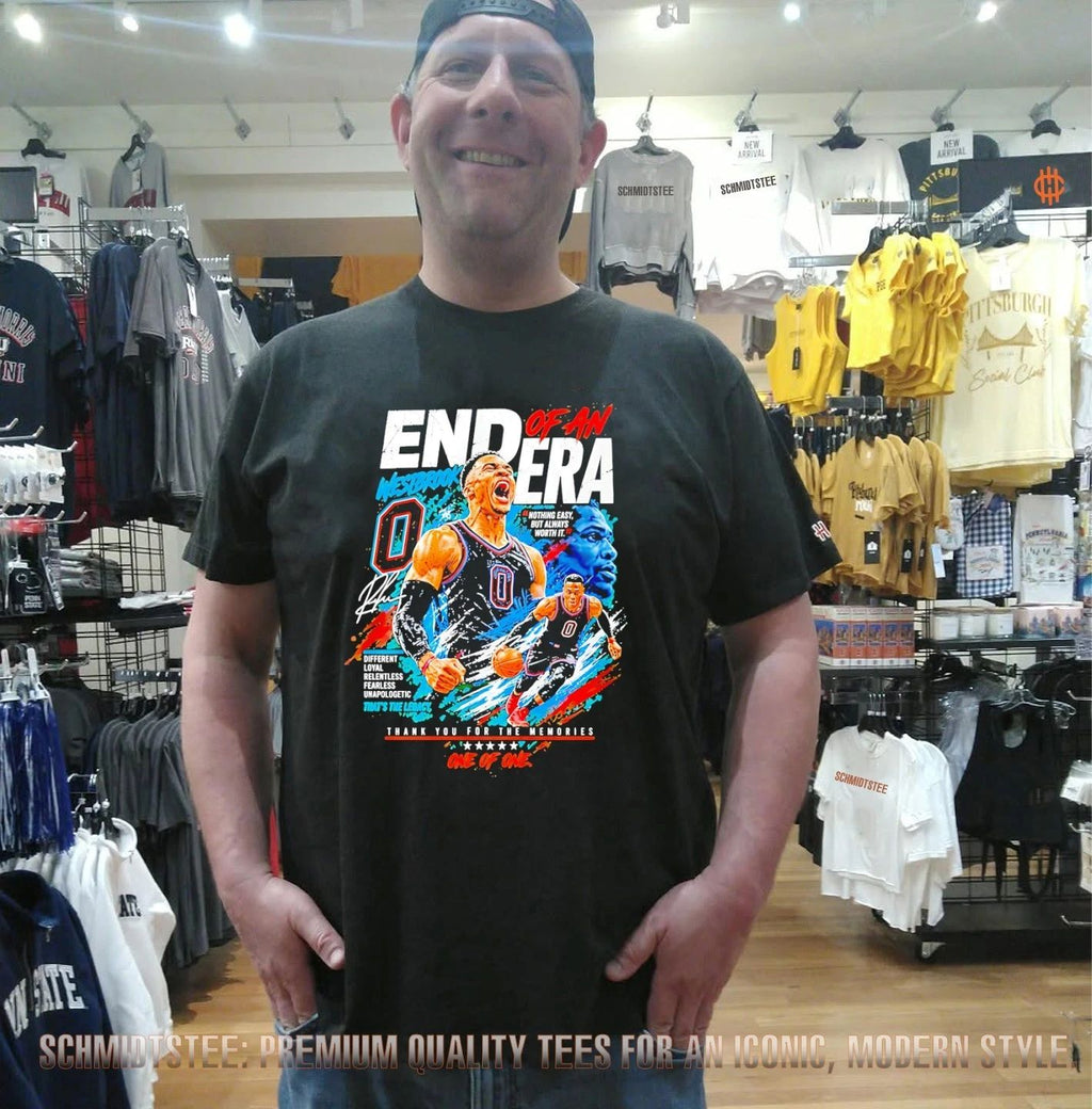 Russell Westbrook End Of An Era Thank You For The Memories Basketball Shirt