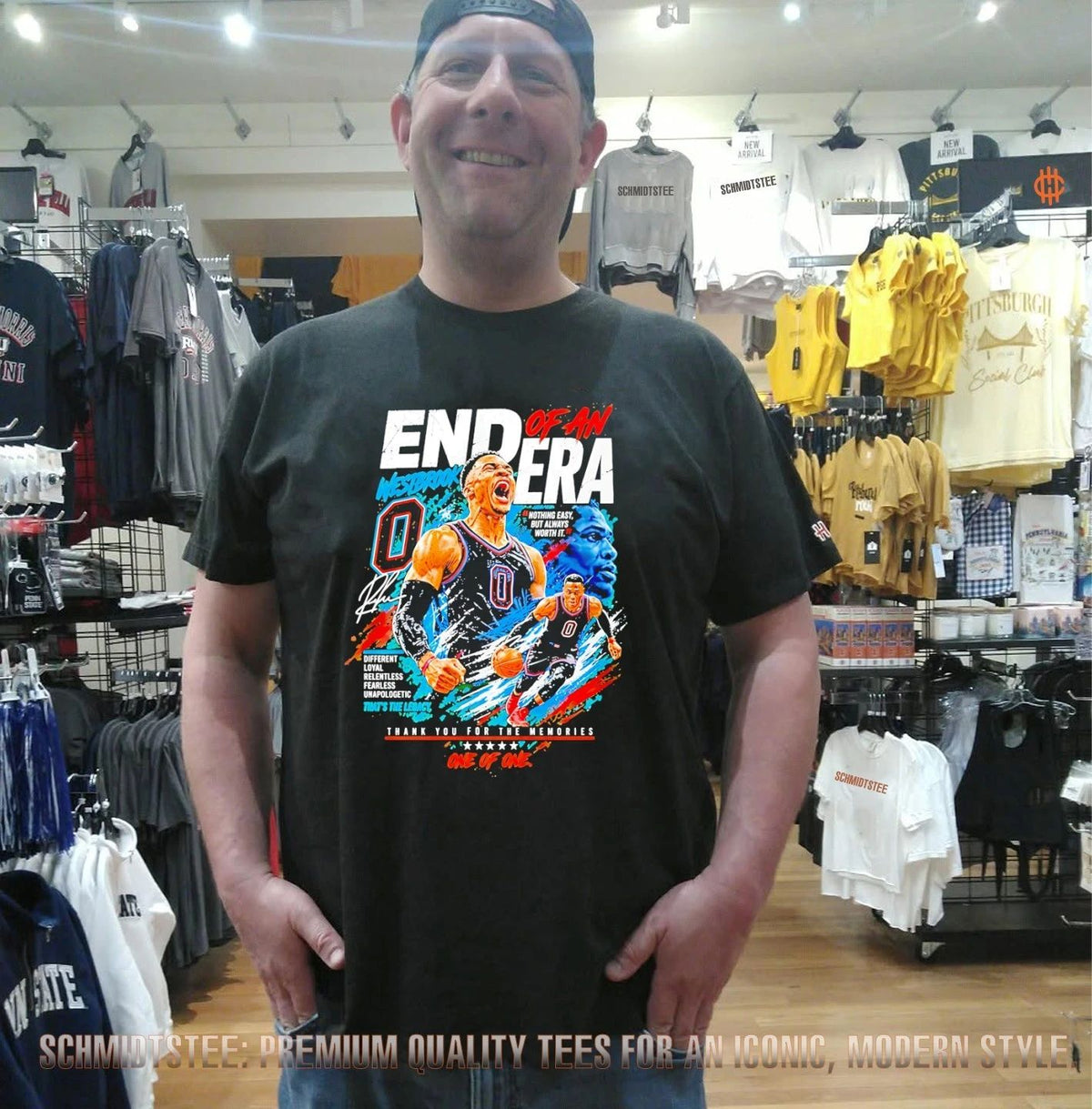 Russell Westbrook End Of An Era Thank You For The Memories Basketball Shirt