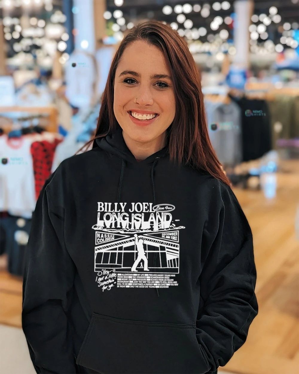 Billy Joel Live from Long Island Nassau Coliseum 1982 Concert shirt