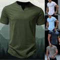 Stretch Summer Jumper Mens Tees Streetwear Shirt T Short Tops Skinve ▽