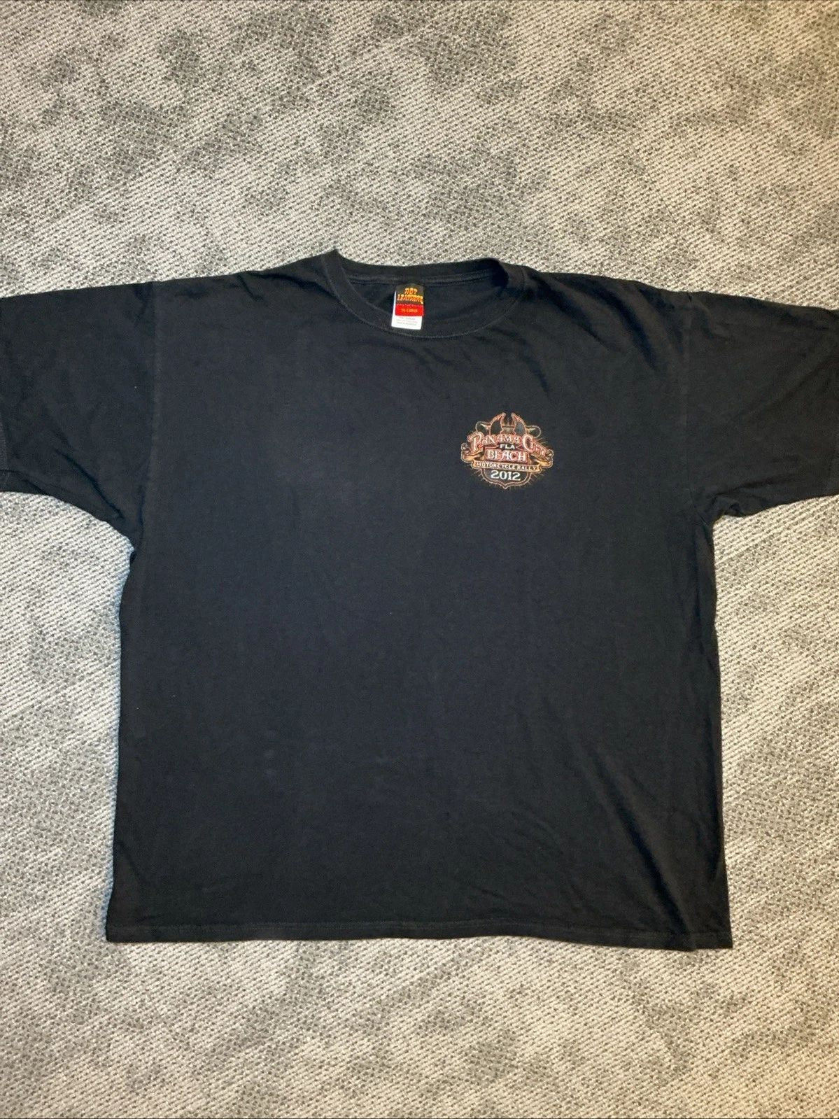 Panama City Beach 2012 T Shirt Mens 2XL Motorcycle Rally Biker