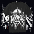 New York Graffiti Streetwear T-Shirt Urban City NYC Hip Hop Style Tee