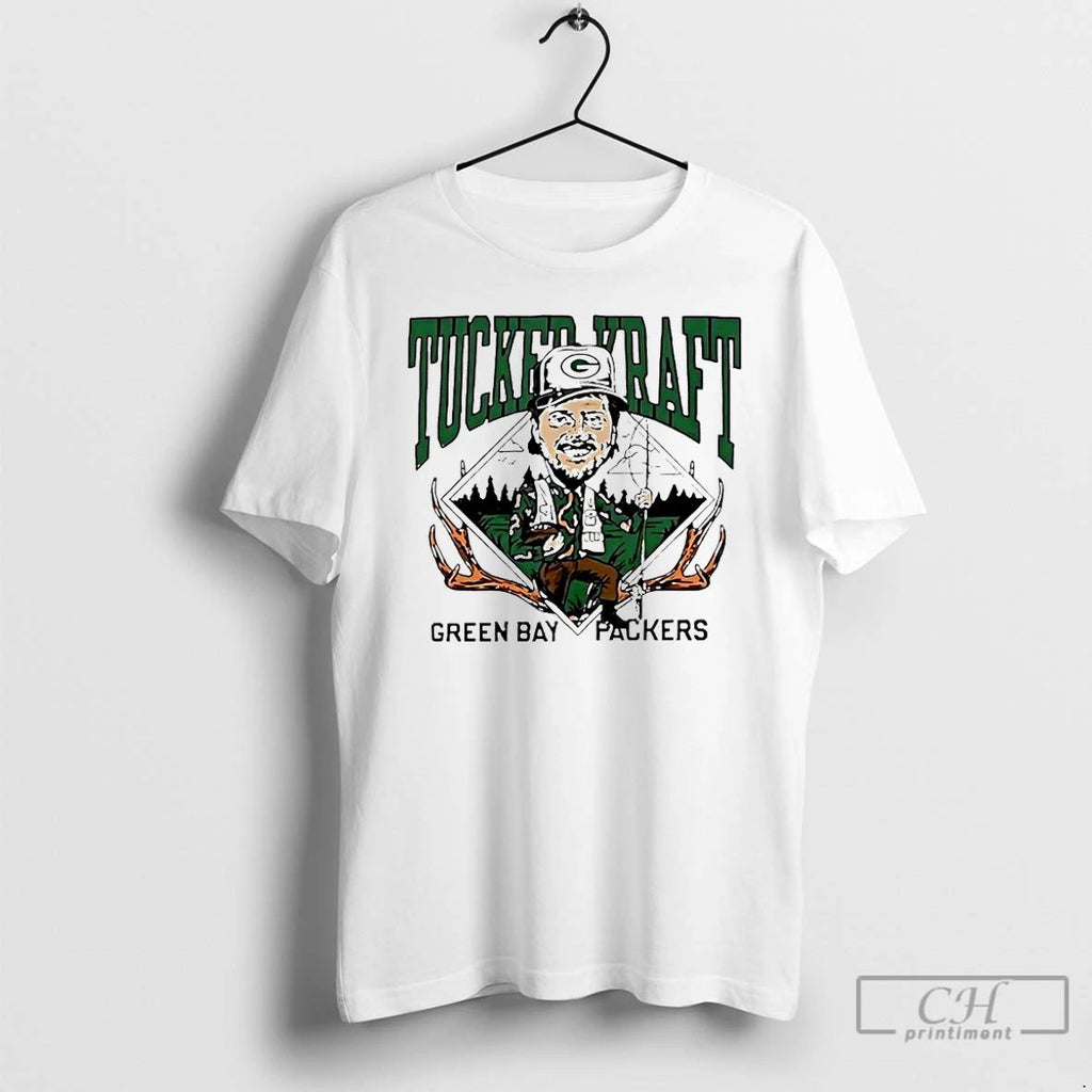 Classic Tucker Kraft Gone Hunting Green Bay Packers T Shirts