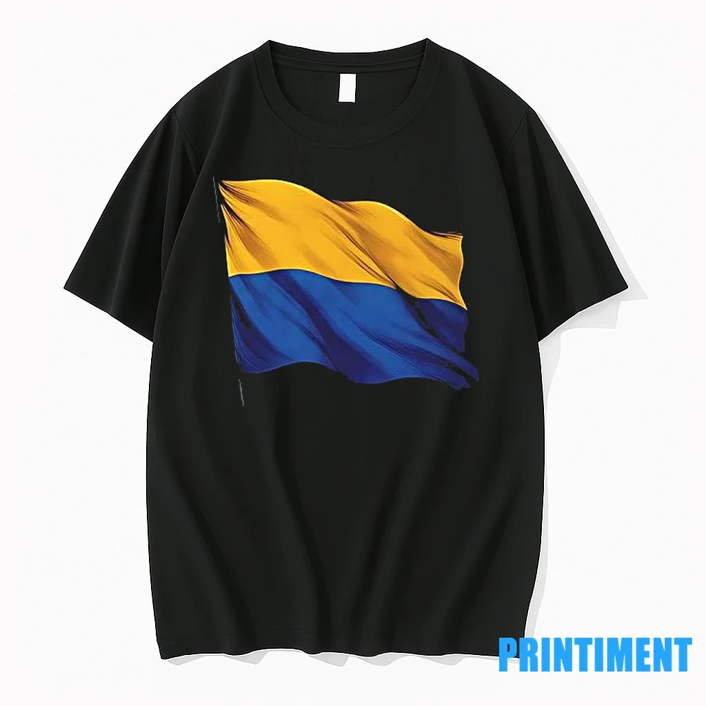 Ukrainian Flag Waving In The Wind Tshirts Sweater