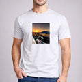 Beach Sunset Drive Shirt Vintage Classic Car Graphic Ash Tee Men Women Travel Gi