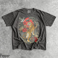Retro Tiger T-Shirt - Men & Women's Unisex Graphic Tee - Vintage Boho Shirt