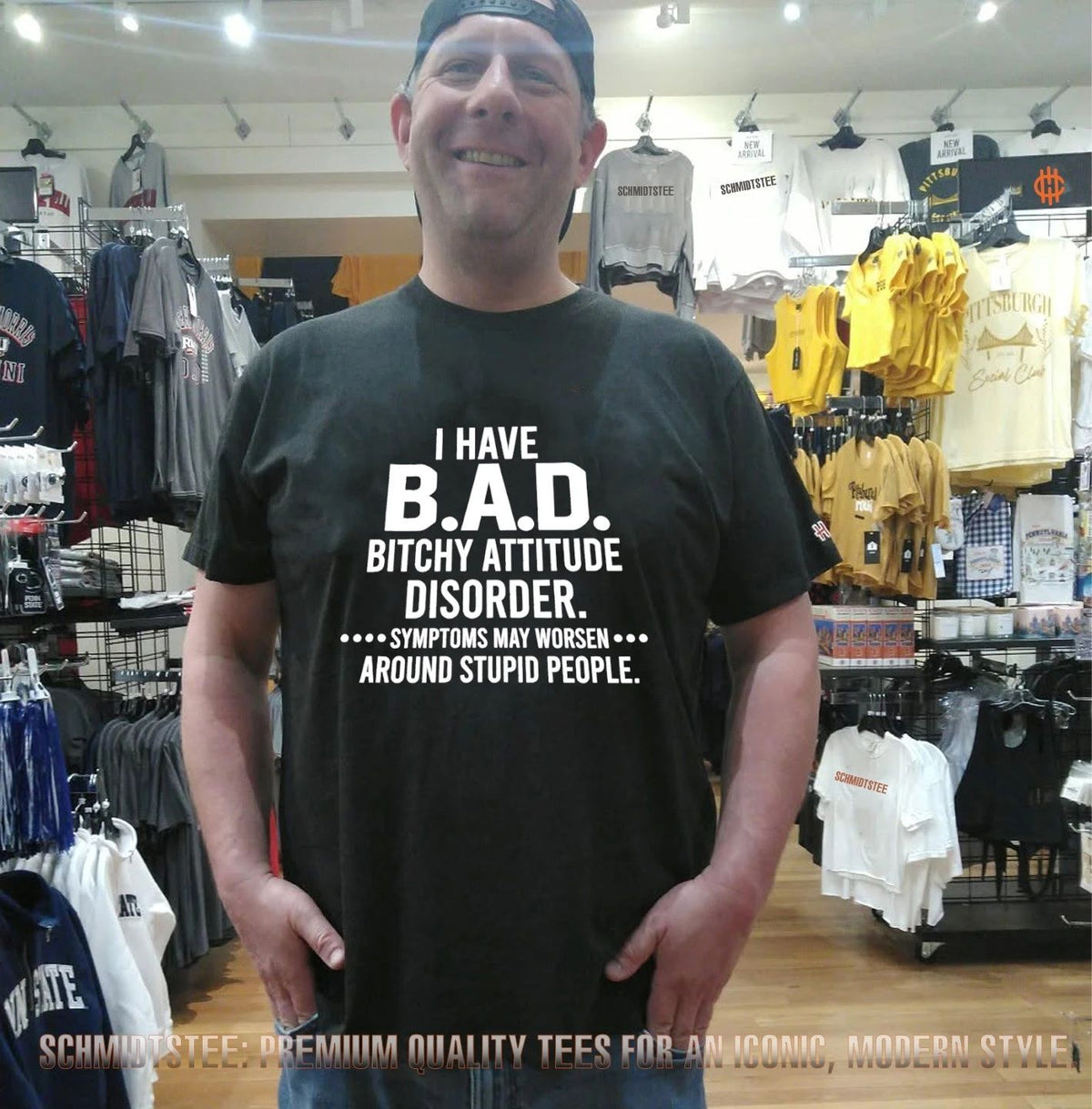 I Have BAD Bitchy Attitude Disorder Symptoms May Worsen Around Stupid People shirt