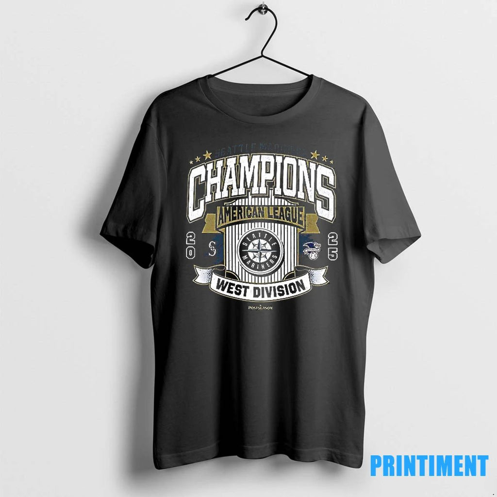 Seattle Mariners Al West Division Champions 2025 Tshirts Sweater