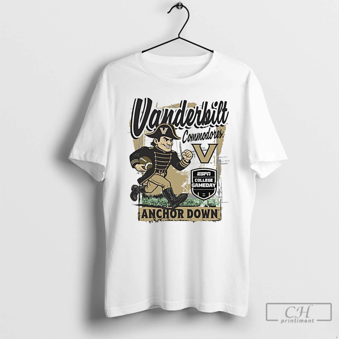 Classic Vanderbilt Commodores 2025 College Gameday Anchor Down T Shirts