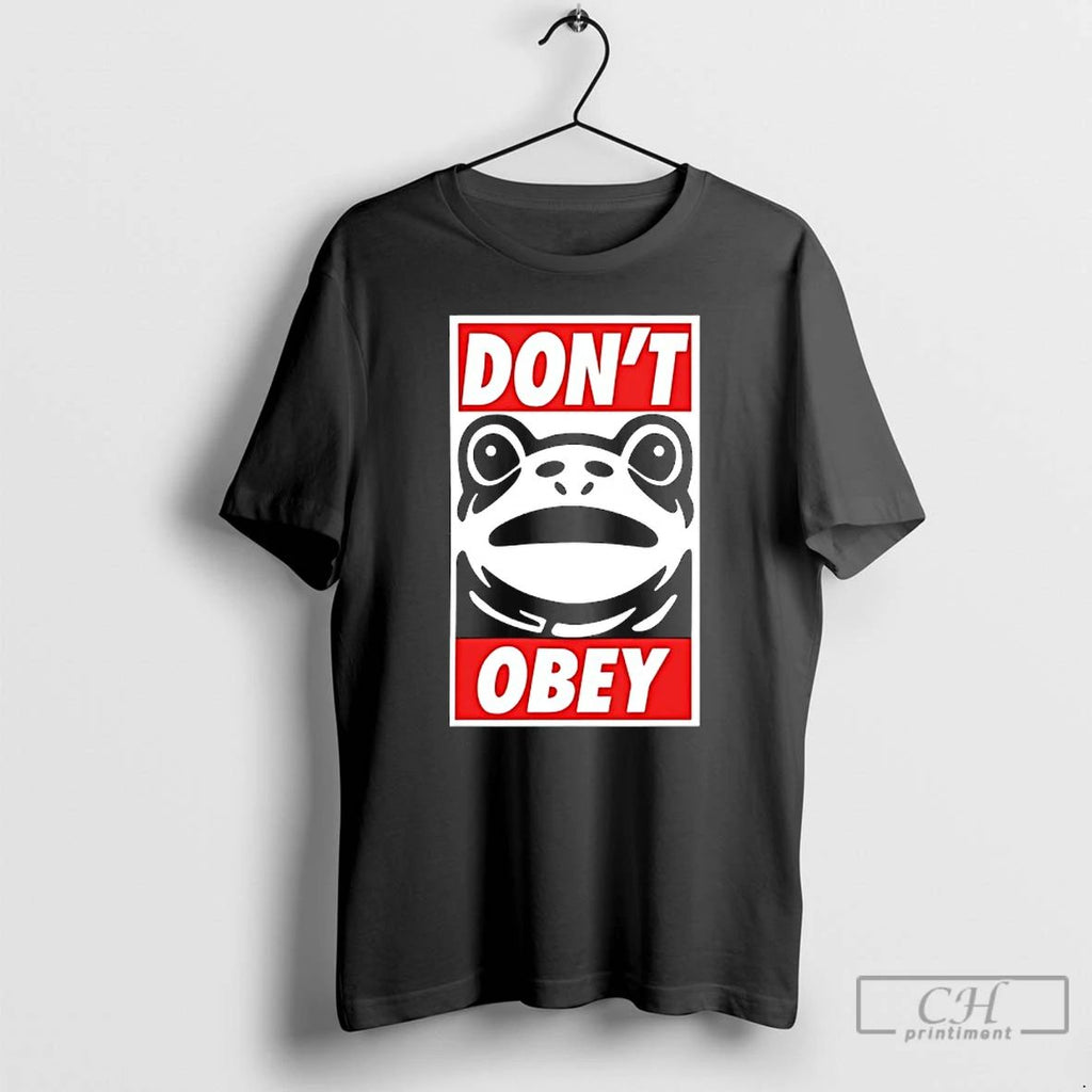 Premium Portland Frog Dont Obey Funny T Shirts