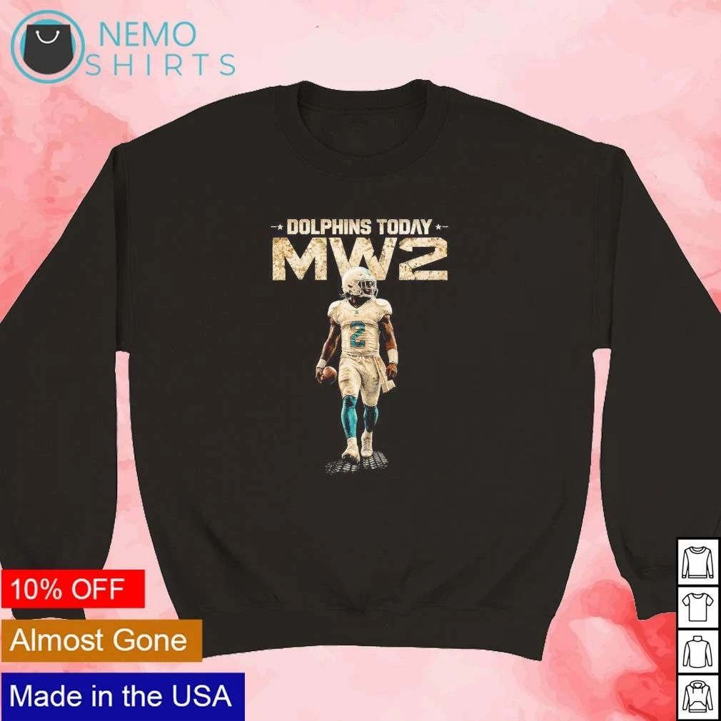 Nic Rohloff Dolphins Today MW2 Miami Dolphins shirt