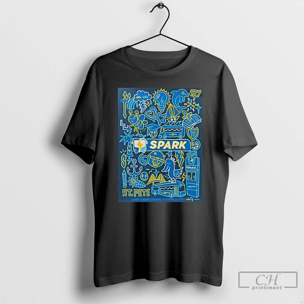 Classic Spark October 27 2025 Spark Grand Opening St Pete Fl Long Sleve T Shirts