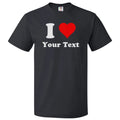 Custom I Heart T Shirt Personalized I Love Tee