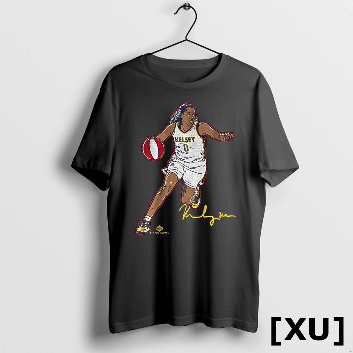 Kelsey Mitchell Superstar Pose Indiana Fever Wnba Basketball Signature Tshirts Sweater