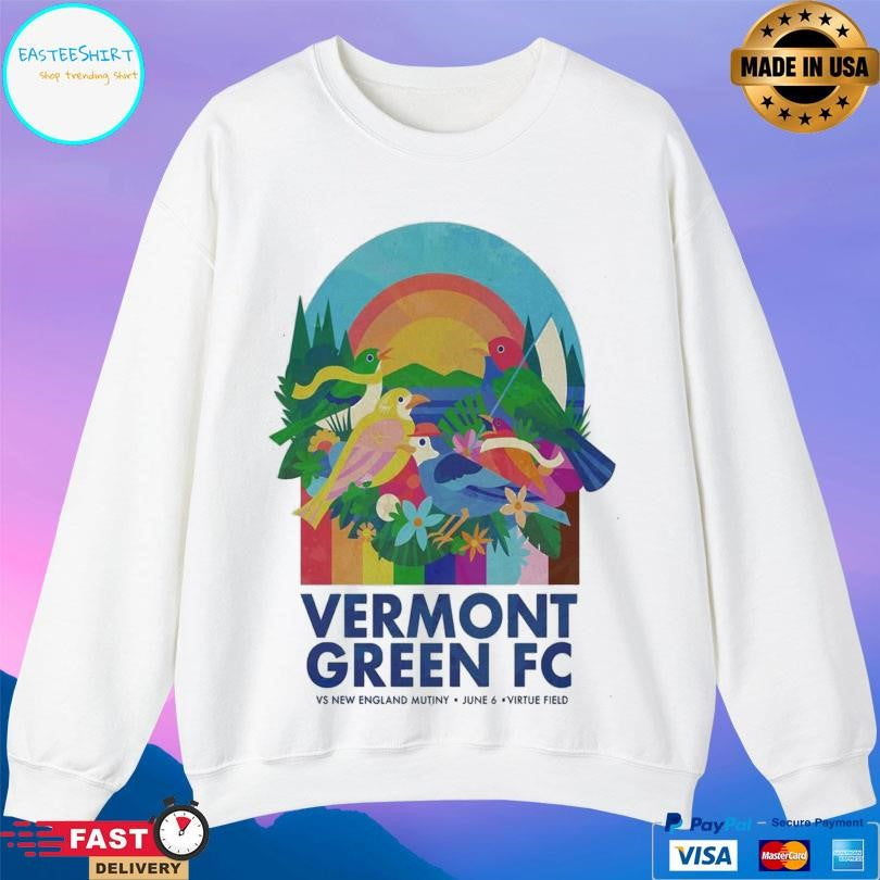 Vermont Green Fc Vs New England Mutiny Virtue Field June 6 2026 Shirt