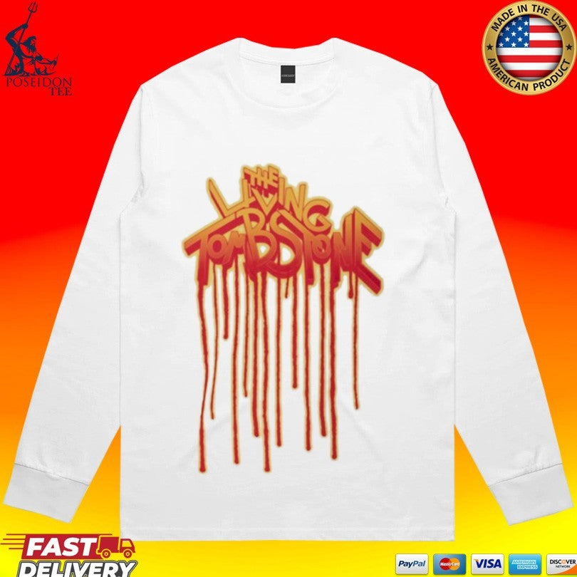 The Living Tombstone Drip Logo Summer T-shirt